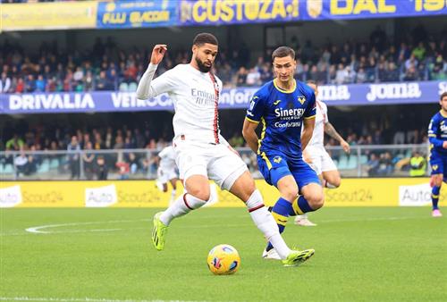 Verona gegen AC Mailand