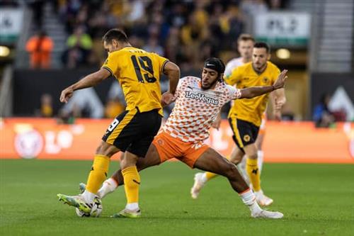 Wölfe gegen Blackpool