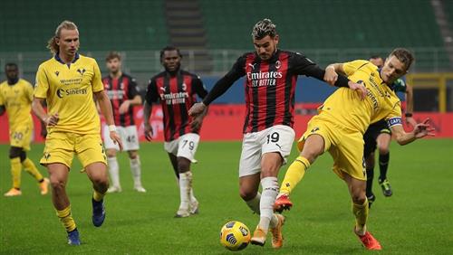 Verona gegen AC Mailand