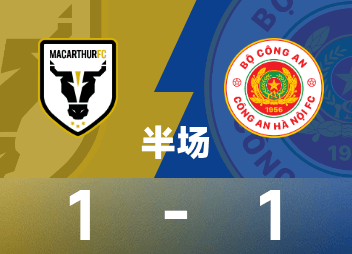 AFC Champions League Level 2 Halbzeit: Gerzan punktet, Legli gleicht aus, Macarthur 1:1 Hanoi